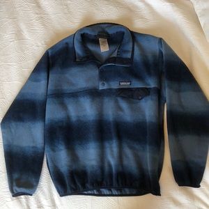Blue Patagonia Synchilla Pullover